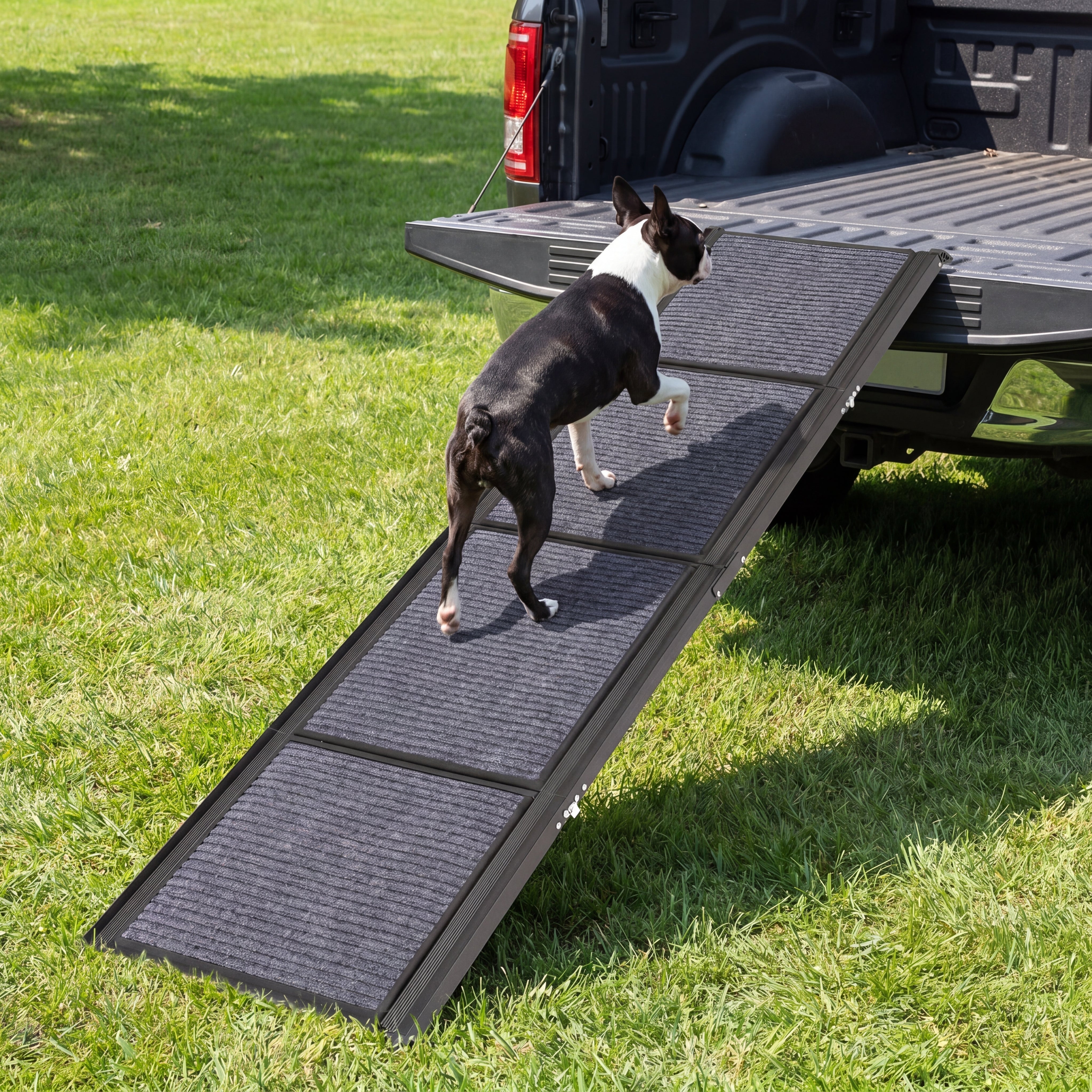 The Paw Step Truck - Folding Solid Aluminum Dog Ramp