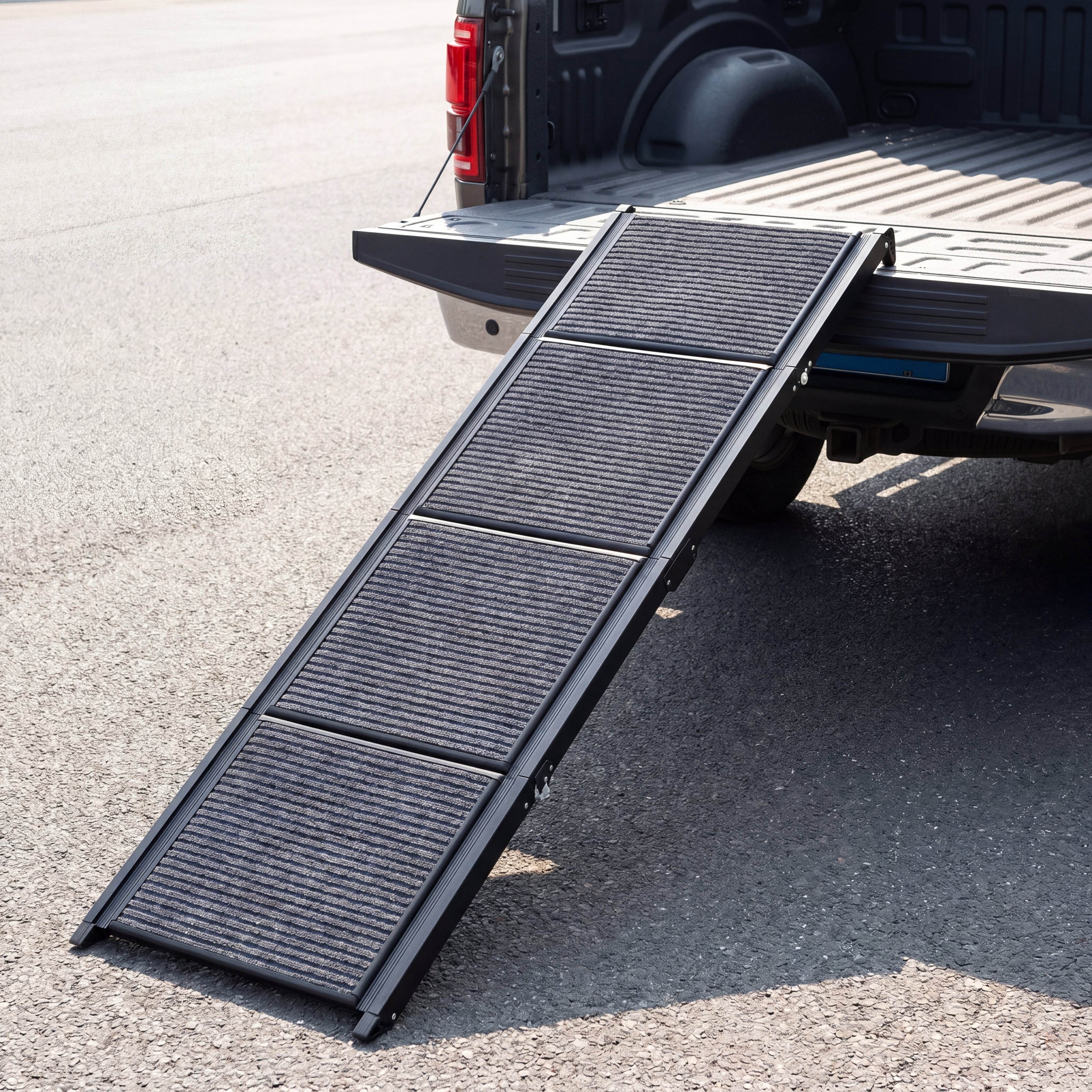 The Paw Step Truck - Folding Solid Aluminum Dog Ramp