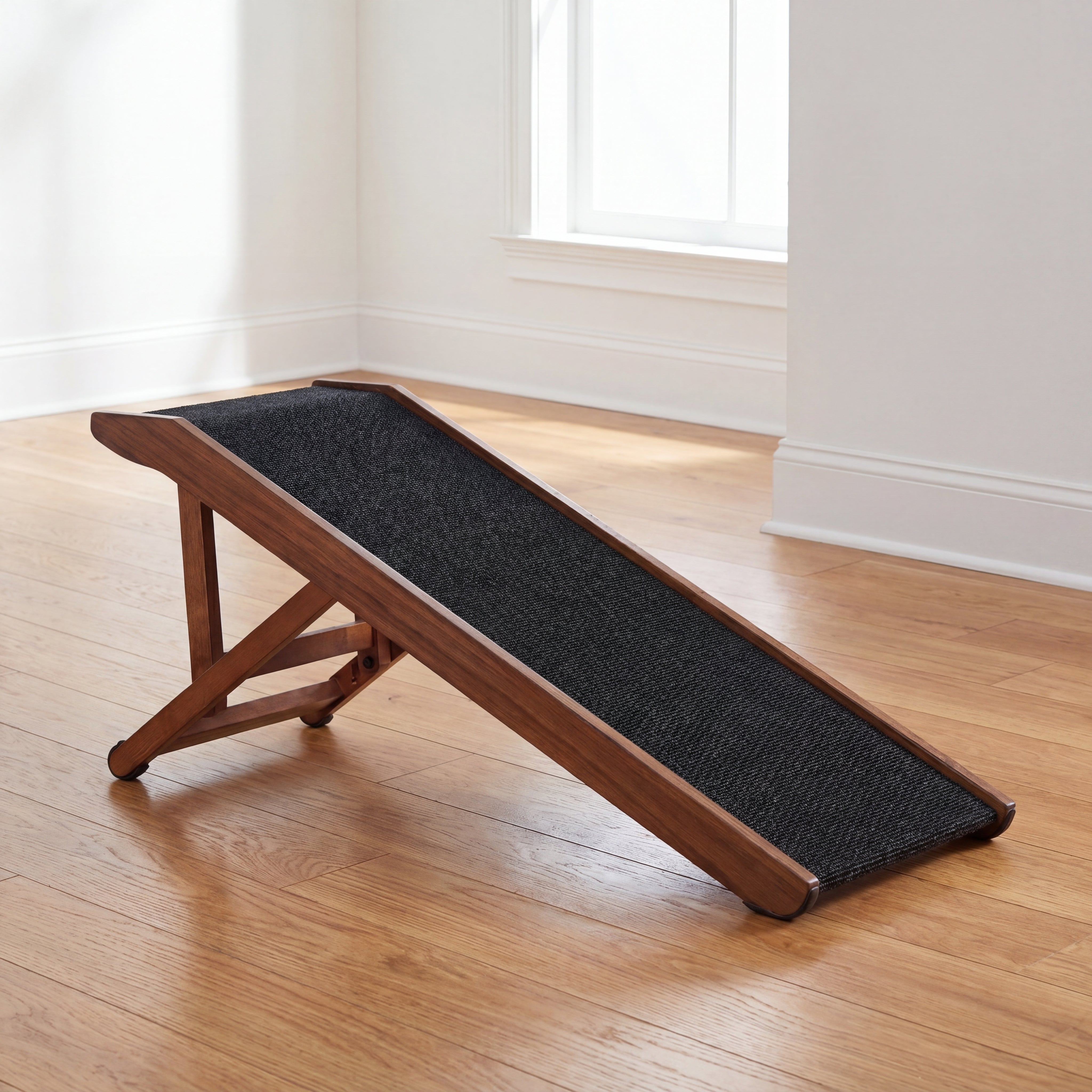 The Paw Step Pro - Adjustable Solid Wood Dog Ramp